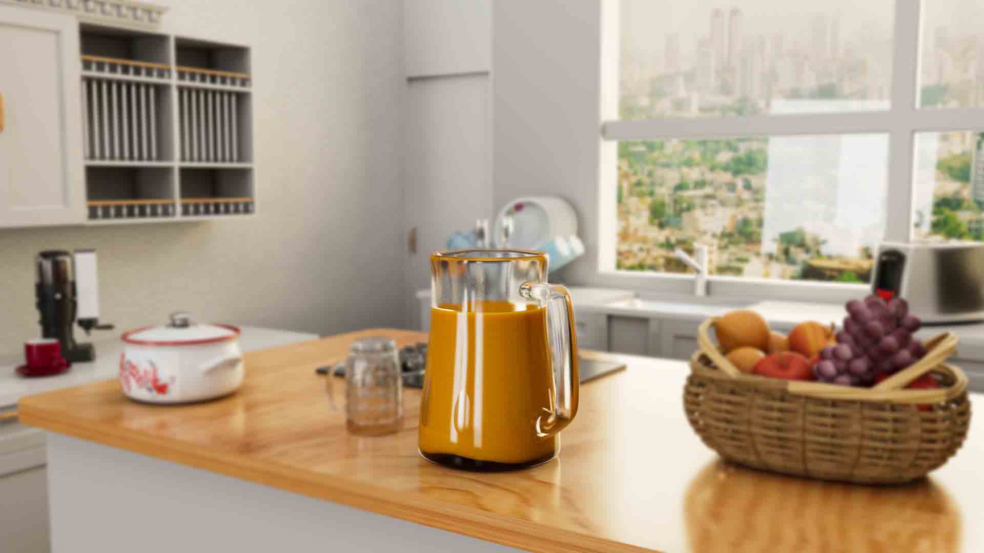 kitchen space 3D still