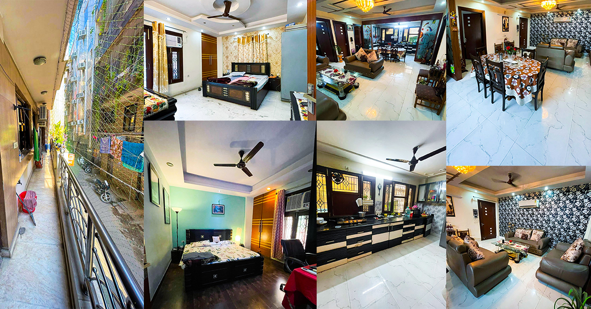 Middle class fully furnished flat as shooting location for films & tv ads in new delhi.
