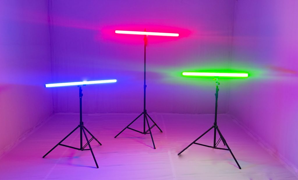 white clyclorama studio with rgb lights in new delhi & ncr.