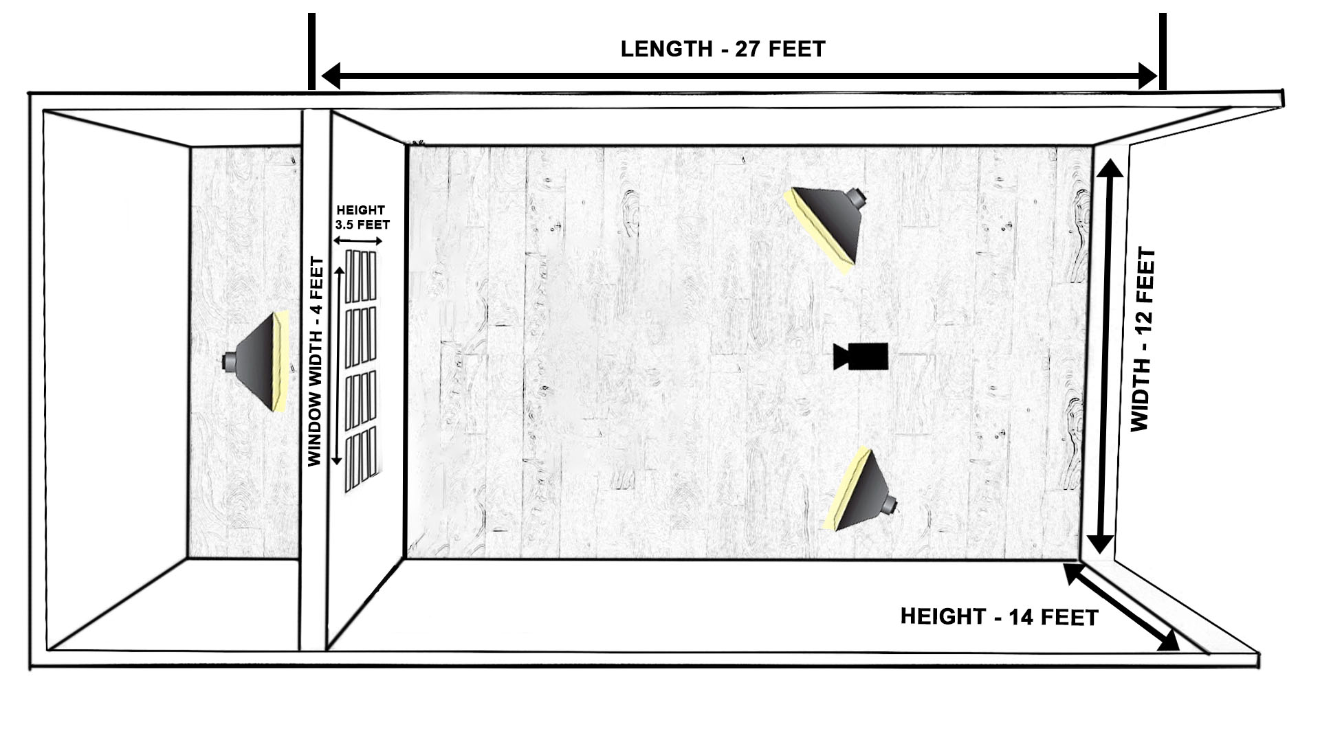 Multi Shooting Studio Dimensions