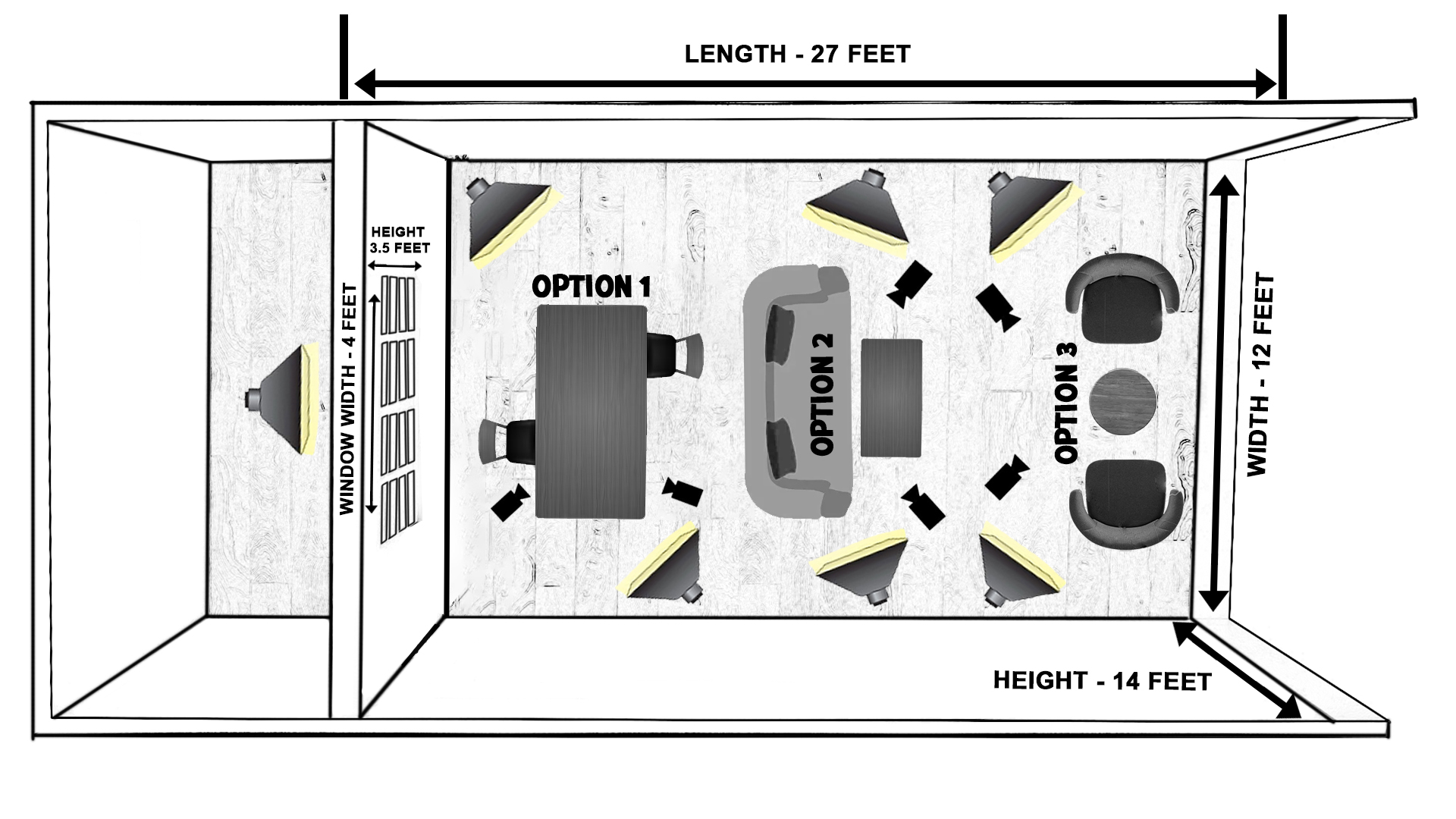 Podcast Production Studio Layout